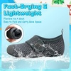 image:imageVIFUUR Kids Water Shoes Boys Girls Barefoot Water Sports Socks HookampLoop Beach Shoes Quick Dry Aqua Socks Swim Walking Outdoor Sports for ToddlerGrey Circle