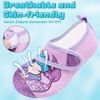 image:imageVIFUUR Kids Water Shoes Boys Girls Barefoot Water Sports Socks HookampLoop Beach Shoes Quick Dry Aqua Socks Swim Walking Outdoor Sports for ToddlerMermaid Purple