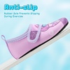 image:imageVIFUUR Kids Water Shoes Boys Girls Barefoot Water Sports Socks HookampLoop Beach Shoes Quick Dry Aqua Socks Swim Walking Outdoor Sports for ToddlerMermaid Purple