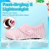 image:imageVIFUUR Kids Water Shoes Boys Girls Barefoot Water Sports Socks HookampLoop Beach Shoes Quick Dry Aqua Socks Swim Walking Outdoor Sports for ToddlerPink1