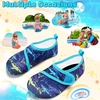 image:imageVIFUUR Kids Water Shoes Boys Girls Barefoot Water Sports Socks HookampLoop Beach Shoes Quick Dry Aqua Socks Swim Walking Outdoor Sports for ToddlerPurple Yellow Fish
