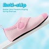 image:imageVIFUUR Kids Water Shoes Boys Girls Barefoot Water Sports Socks HookampLoop Beach Shoes Quick Dry Aqua Socks Swim Walking Outdoor Sports for ToddlerRose Circle