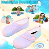 image:imageVIFUUR Kids Water Shoes Boys Girls Barefoot Water Sports Socks HookampLoop Beach Shoes Quick Dry Aqua Socks Swim Walking Outdoor Sports for ToddlerStarry BluePink
