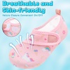image:imageVIFUUR Kids Water Shoes Boys Girls Barefoot Water Sports Socks HookampLoop Beach Shoes Quick Dry Aqua Socks Swim Walking Outdoor Sports for ToddlerUnicor Nude