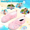 image:imageVIFUUR Kids Water Shoes Boys Girls Barefoot Water Sports Socks HookampLoop Beach Shoes Quick Dry Aqua Socks Swim Walking Outdoor Sports for ToddlerUnicor Nude