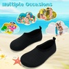 image:imageVIFUUR Kids Water Shoes Boys Girls Quick Dry Aqua Socks for Beach01black