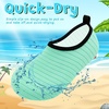 image:imageVIFUUR Kids Water Shoes Boys Girls Quick Dry Aqua Socks for BeachA Green