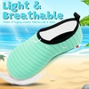 image:imageVIFUUR Kids Water Shoes Boys Girls Quick Dry Aqua Socks for BeachA Green