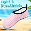 image:imageVIFUUR Kids Water Shoes Boys Girls Quick Dry Aqua Socks for BeachA Pink