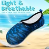 image:imageVIFUUR Kids Water Shoes Boys Girls Quick Dry Aqua Socks for BeachBlue Fish