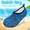 image:imageVIFUUR Kids Water Shoes Boys Girls Quick Dry Aqua Socks for BeachBlue Fish