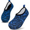 image:imageVIFUUR Kids Water Shoes Boys Girls Quick Dry Aqua Socks for BeachBlue Fish