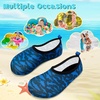 image:imageVIFUUR Kids Water Shoes Boys Girls Quick Dry Aqua Socks for BeachBlue Fish