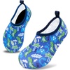 image:imageVIFUUR Kids Water Shoes Boys Girls Quick Dry Aqua Socks for BeachCoconut Dinosaur