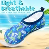 image:imageVIFUUR Kids Water Shoes Boys Girls Quick Dry Aqua Socks for BeachCoconut Dinosaur