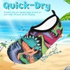 image:imageVIFUUR Kids Water Shoes Boys Girls Quick Dry Aqua Socks for BeachDinosaur Colorful