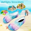 image:imageVIFUUR Kids Water Shoes Boys Girls Quick Dry Aqua Socks for BeachFishscales Pink