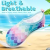 image:imageVIFUUR Kids Water Shoes Boys Girls Quick Dry Aqua Socks for BeachFishscales Pink