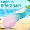 image:imageVIFUUR Kids Water Shoes Boys Girls Quick Dry Aqua Socks for BeachGradient Pink