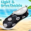 image:imageVIFUUR Kids Water Shoes Boys Girls Quick Dry Aqua Socks for BeachGrey Shark