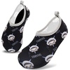 image:imageVIFUUR Kids Water Shoes Boys Girls Quick Dry Aqua Socks for BeachGrey Shark