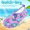 image:imageVIFUUR Kids Water Shoes Boys Girls Quick Dry Aqua Socks for BeachMermaidPurple
