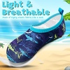 image:imageVIFUUR Kids Water Shoes Boys Girls Quick Dry Aqua Socks for BeachPurple Yellow Fish