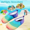 image:imageVIFUUR Kids Water Shoes Boys Girls Quick Dry Aqua Socks for BeachRainbow