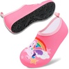 image:imageVIFUUR Kids Water Shoes Boys Girls Quick Dry Aqua Socks for BeachRainbowHorse