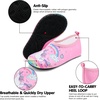 image:imageVIFUUR Kids Water Shoes Boys Girls Quick Dry Aqua Socks for BeachRainbowUnicorn