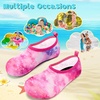 image:imageVIFUUR Kids Water Shoes Boys Girls Quick Dry Aqua Socks for BeachStarrypink