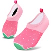 image:imageVIFUUR Kids Water Shoes Boys Girls Quick Dry Aqua Socks for BeachStrawberry