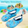 image:imageVIFUUR Kids Water Shoes Boys Girls Quick Dry Aqua Socks for BeachUnderwater Blue