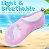 image:imageVIFUUR Kids Water Shoes Boys Girls Quick Dry Aqua Socks for BeachUnicorn Purple