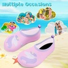 image:imageVIFUUR Kids Water Shoes Boys Girls Quick Dry Aqua Socks for BeachUnicorn Purple
