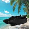 image:imageVIFUUR Water Shoes for Men Women Barefoot Quick Dry Aqua Socks Slip OnA Black