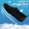 image:imageVIFUUR Water Shoes for Men Women Barefoot Quick Dry Aqua Socks Slip OnA Black