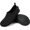 image:imageVIFUUR Water Shoes for Men Women Barefoot Quick Dry Aqua Socks Slip OnBlack Xue