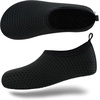 image:imageVIFUUR Water Shoes for Men Women Barefoot Quick Dry Aqua Socks Slip OnBlack Xue