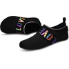 image:imageVIFUUR Water Shoes for Men Women Barefoot Quick Dry Aqua Socks Slip OnBlackLoveblack