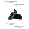 image:imageVIFUUR Water Shoes for Men Women Barefoot Quick Dry Aqua Socks Slip OnBlackstripes