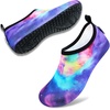 image:imageVIFUUR Water Shoes for Men Women Barefoot Quick Dry Aqua Socks Slip OnColorful Aurora