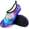 image:imageVIFUUR Water Shoes for Men Women Barefoot Quick Dry Aqua Socks Slip OnColorful Aurora
