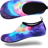 image:imageVIFUUR Water Shoes for Men Women Barefoot Quick Dry Aqua Socks Slip OnColorful Aurora