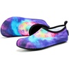 image:imageVIFUUR Water Shoes for Men Women Barefoot Quick Dry Aqua Socks Slip OnColorful Aurora