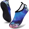 image:imageVIFUUR Water Shoes for Men Women Barefoot Quick Dry Aqua Socks Slip OnCoral Fish