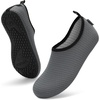 image:imageVIFUUR Water Shoes for Men Women Barefoot Quick Dry Aqua Socks Slip OnDarkgrey