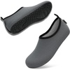 image:imageVIFUUR Water Shoes for Men Women Barefoot Quick Dry Aqua Socks Slip OnDarkgrey