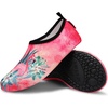 image:imageVIFUUR Water Shoes for Men Women Barefoot Quick Dry Aqua Socks Slip OnFlaming Bird Pink