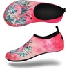 image:imageVIFUUR Water Shoes for Men Women Barefoot Quick Dry Aqua Socks Slip OnFlaming Bird Pink